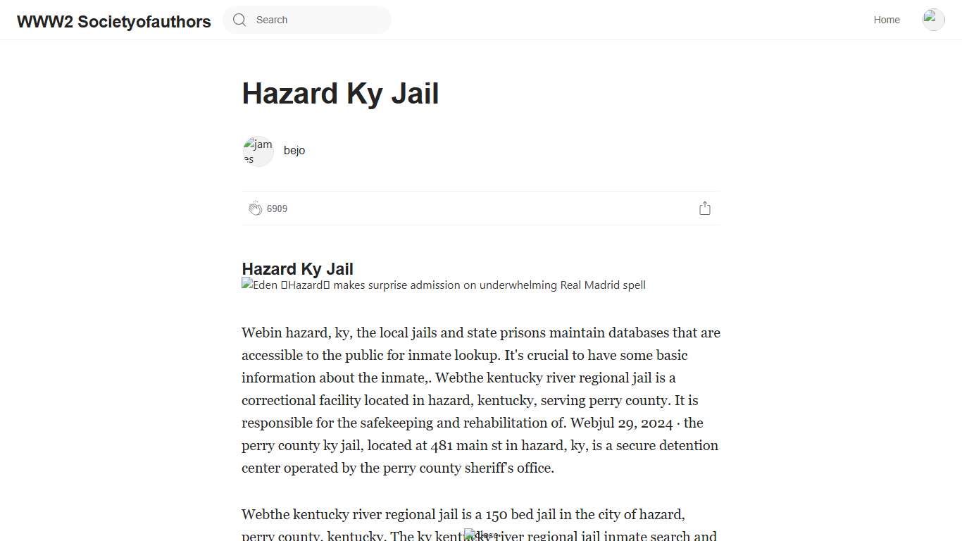 Hazard Ky Jail